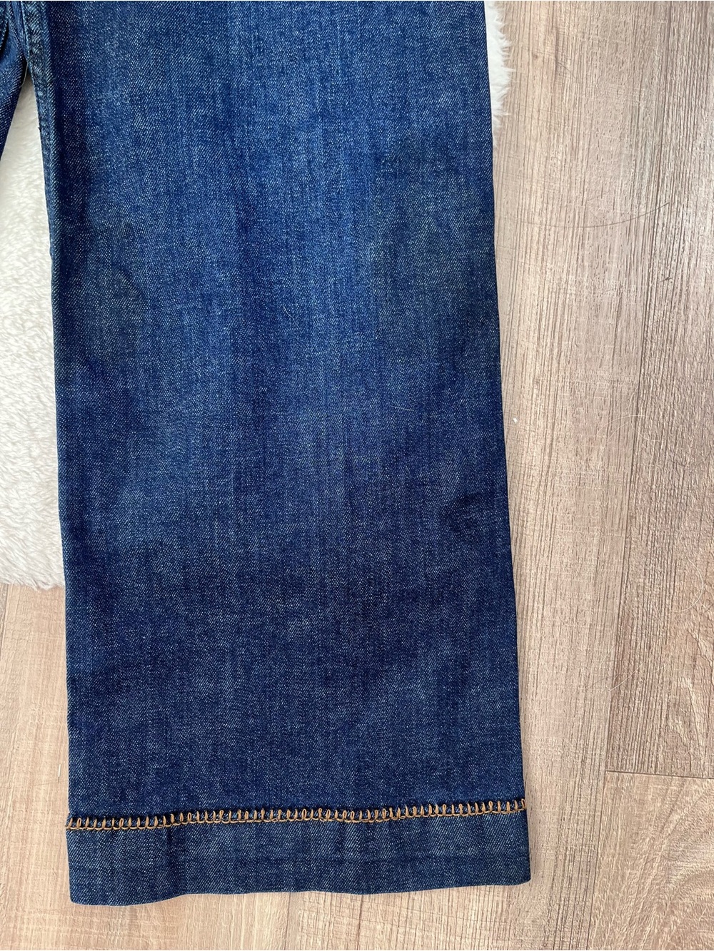 Maeve Colette Whipstitch High-Rise Wide-Leg Cropped Jeans - Picture 7 of 11